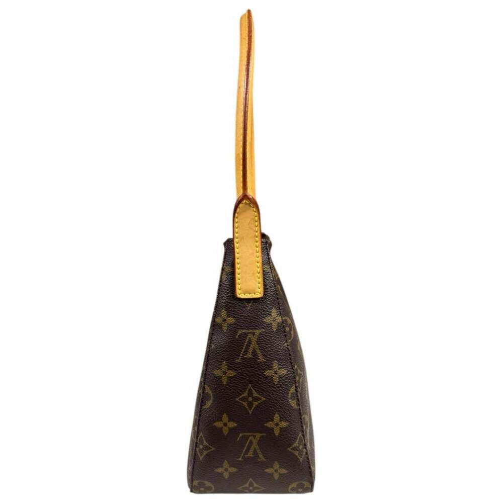 LOUIS VUITTON Authentic Brown Monogram Canvas Looping MM Shoulder Bag - Picture 5 of 12